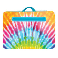 3C4G THREE CHEERS FOR GIRLS by Make It Real - Tie Dye Lap Desk - Laptop Desk with Tablet, Phone, or Device Holder - Lap Desk for Kids with Pillow Cushion