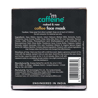 mCaffeine Coffee De Tan Face Pack Mask with Kaolin Clay, Multani Mitti & Bentonite Clay | Removes Tan, Cleanses Pores & Controls Excess Oil | For All Skin Types (100gm)