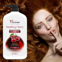 TryOnes Nourishing Cherry Shampoo Hydration Soft & Smooth I Strong & Shiny Hair | Shampoo for Women and Men_1000 ML