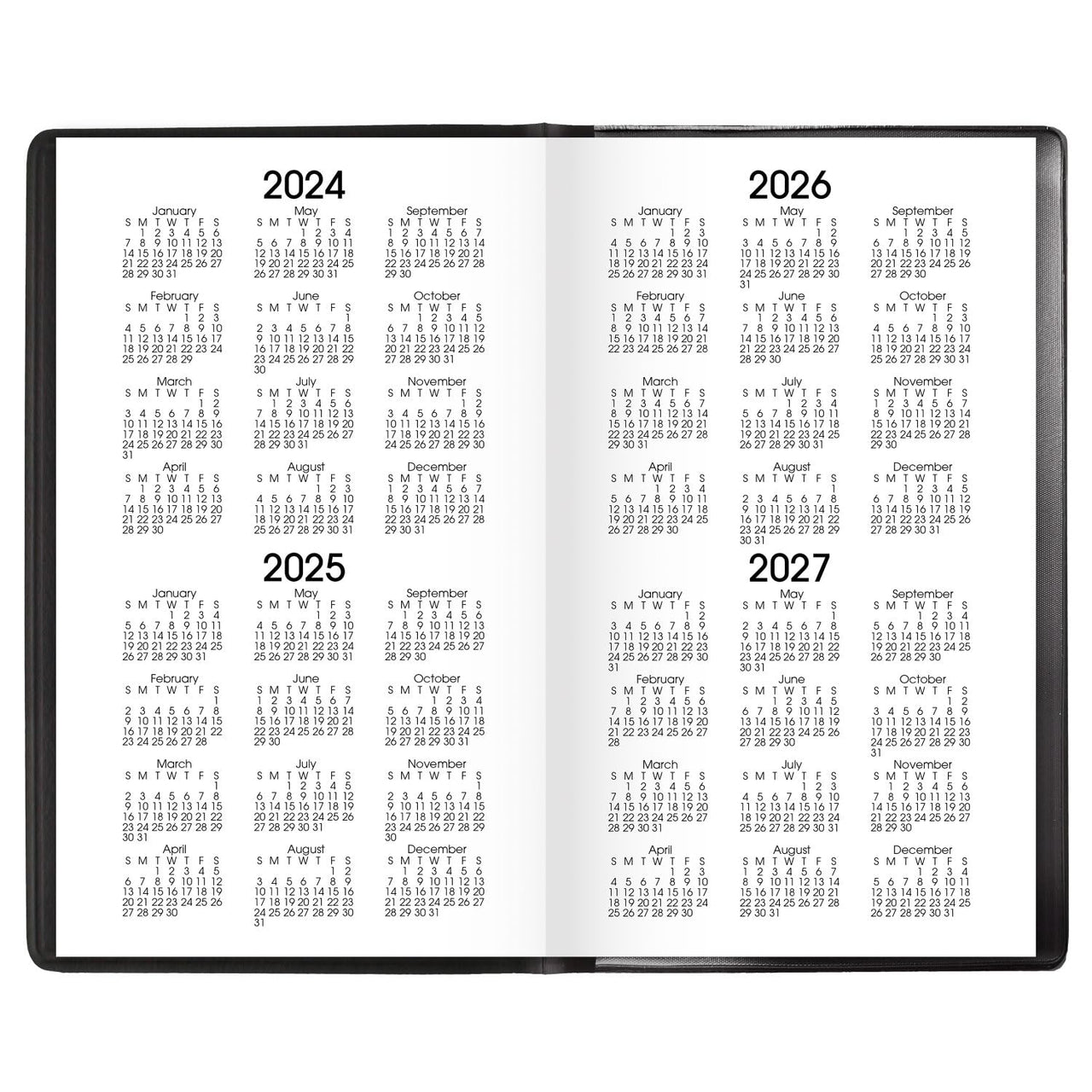 AT-A-GLANCE Planner 2024-2025 Academic, Monthly Pocket Planner, 3-1/2" x 6", Flexible Cover, DayMinder, Black (AY5300) Pocket Size 2024-2025 New Edition