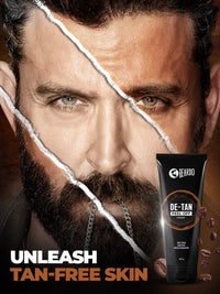 Beardo DeTan Peel off Face Mask for Men, 100g | Coffee Extract to Remove Tan & Deep Cleansing, Defeat Blackheads & Whiteheads, Face Mask for Glowing Skin