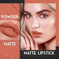 Shryoan Powder Matte Lipstick with Moisturizing and Hydrating Formula | For Every Day Use (3.2g) (Shade-20, Shade-20)