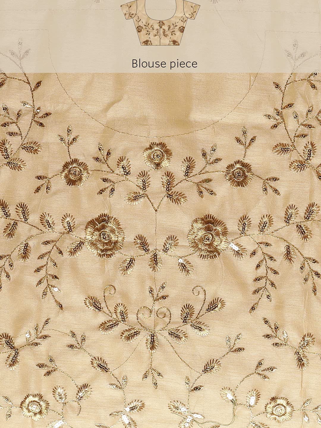 Sunderani Women's  Designer Black Georgette Embroidered Fashion Designing Saree for Women (Sund KK BLACK)