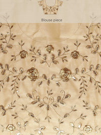 Sunderani Women's  Designer Black Georgette Embroidered Fashion Designing Saree for Women (Sund KK BLACK)