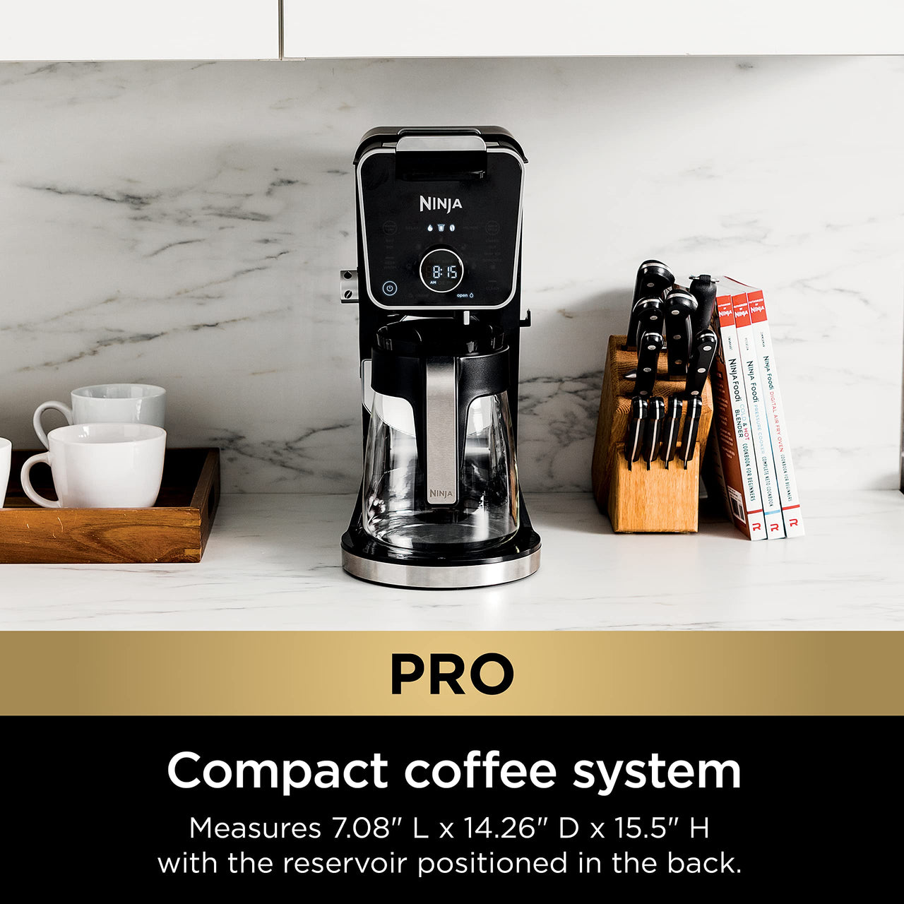 Ninja Drip Coffee Maker With K Cup Combo, DualBrew Pro Specialty Coffee System, Coffee Machine Compatible with K-Cup Pods, 12 Cup Single Serve Coffee Makers with Paper Filter, CFP301 Frother + Paper Filter
