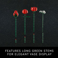 LEGO Icons Bouquet of Roses, Artificial Flowers for Home Dcor, Gift for Mother's  Day, Anniversary or Any Special Day, Unique Build and Display Model from The Botanical Collection, 10328