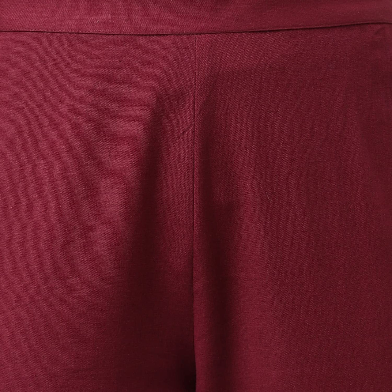 FIORRA Women's  Maroon Rayon A-line Kurta with Pant