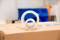 Scotch Reinforced Strength Shipping Strapping Tape with Dispenser, Clear, 1.88