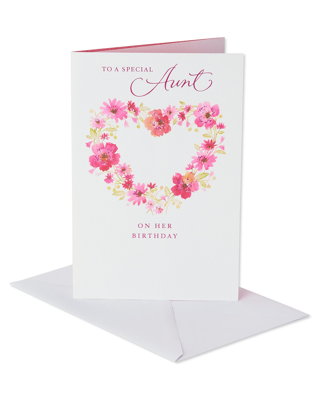 American Greetings Birthday Card for Aunt (Floral) Floral Birthday Card for Aunt