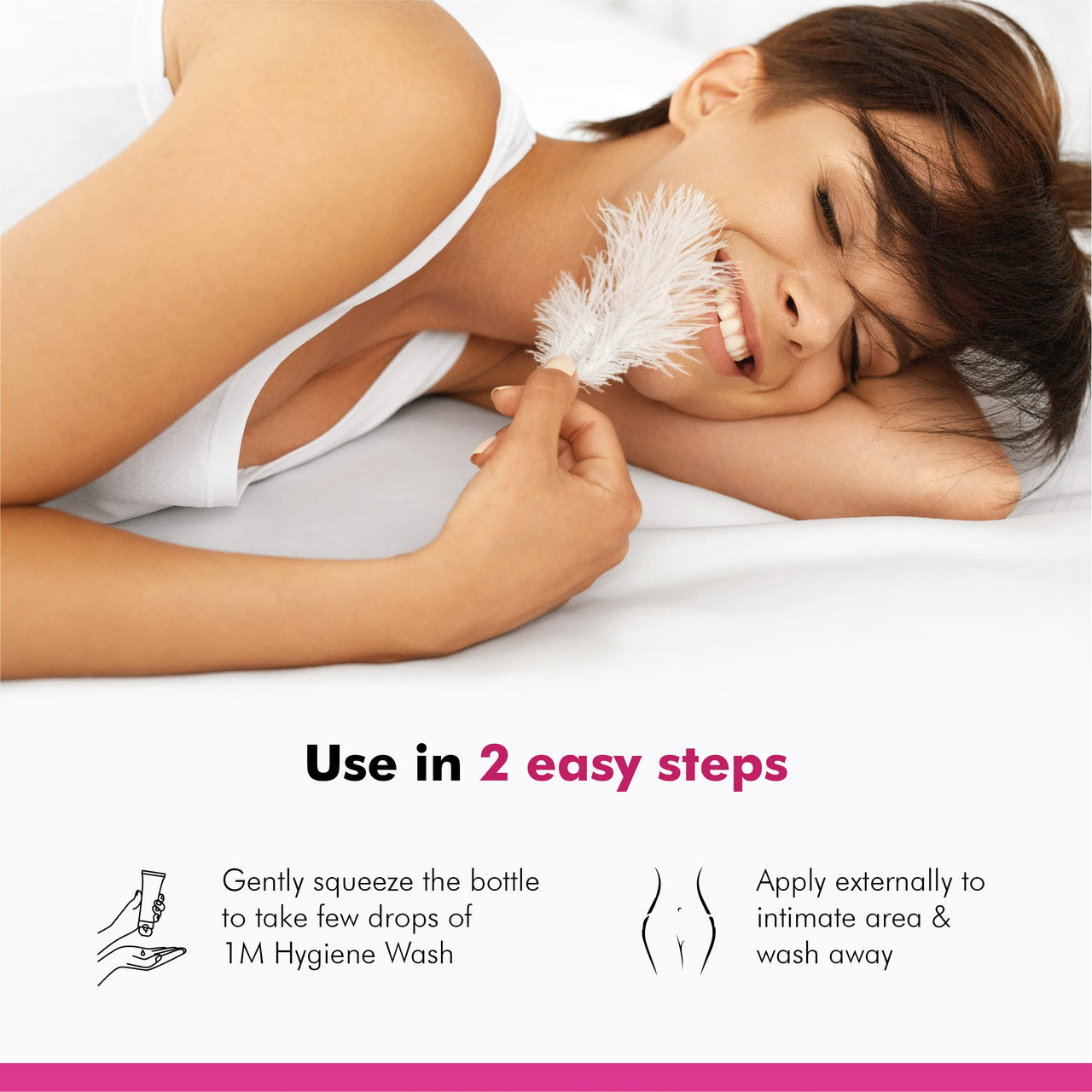 Ozone 1M Intimate Cream Wash - 100% Vegan Ph Balanced Hygiene 1M Intimate Wash With Tea Tree Oil & Sea Buckthorns - 100Ml | Paraben & Sulphate Free Intimate Wash - Pack Of 2