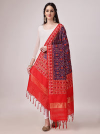 KAPAAHA Women's  Woven Silk Bandhani Patola Dupatta, Width 45 inch, Length 2.5 meter