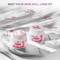 Dabur Gulabari Moisturizing Cold Cream 100gm + Gualabari Lip Balm 8gm | With Goodness of Natural Rose Oil & Vitamin E | Intense Hydration and Deep Moisturization | For Smooth & Soft skin | All Skin types