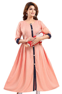 Priscilla RAYON COTTON FEEDING KURTIS FOR WOMEN WITH ZIPPERS 1122