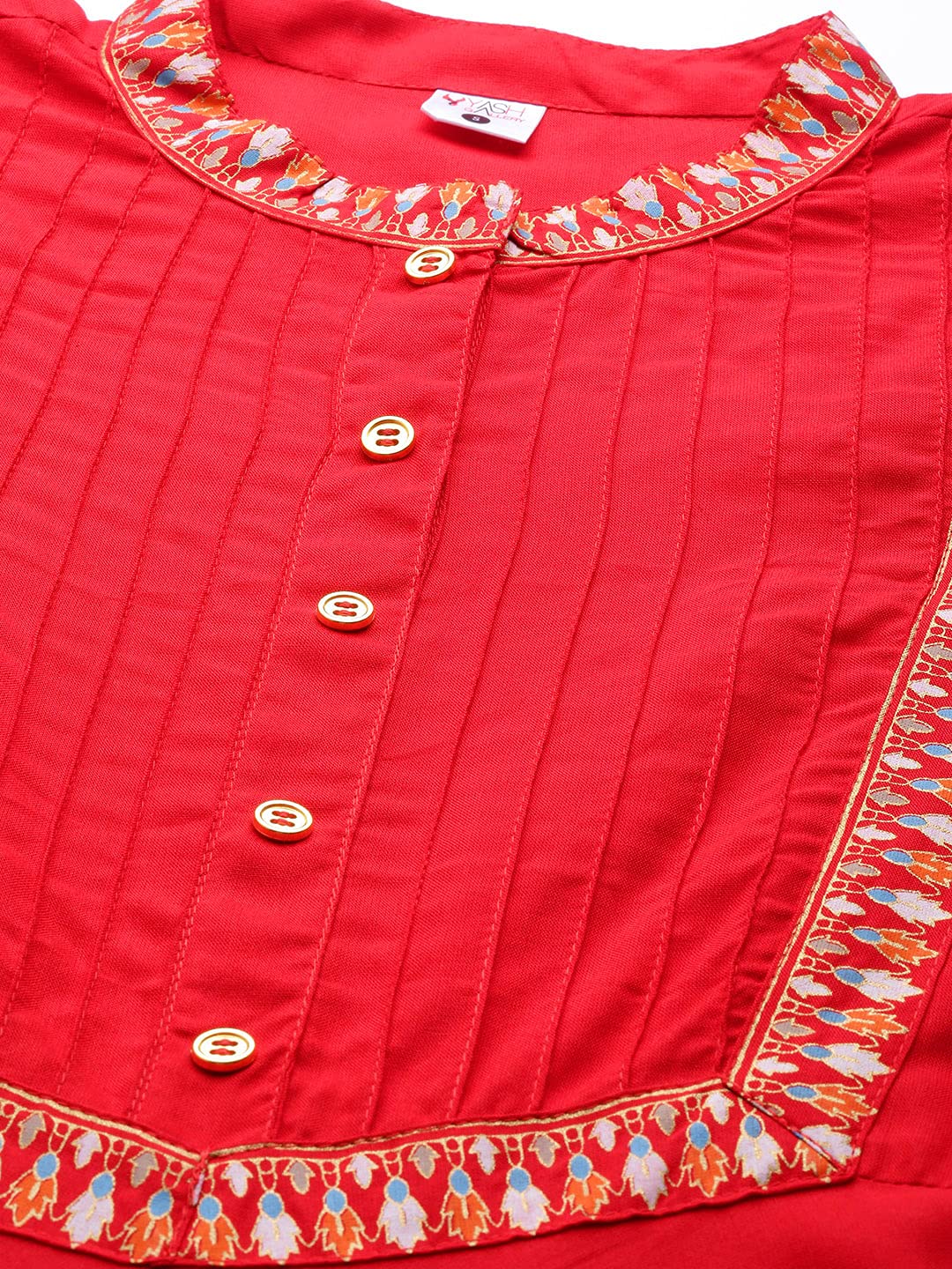 Yash Gallery Women's  Rayon Solid Anarkali Kurta for Women