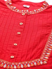 Yash Gallery Women's  Rayon Solid Anarkali Kurta for Women