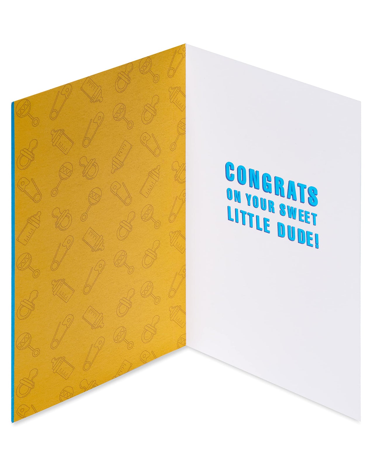 American Greetings Funny Baby Boy Card (Sweet Little Dude) Sweet Little Dude