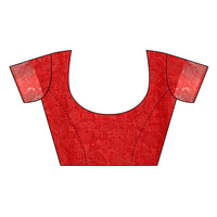 Tarshika Women's  Linen Blend Printed Saree With Blouse Piece(LINEN SAREE_NEW)