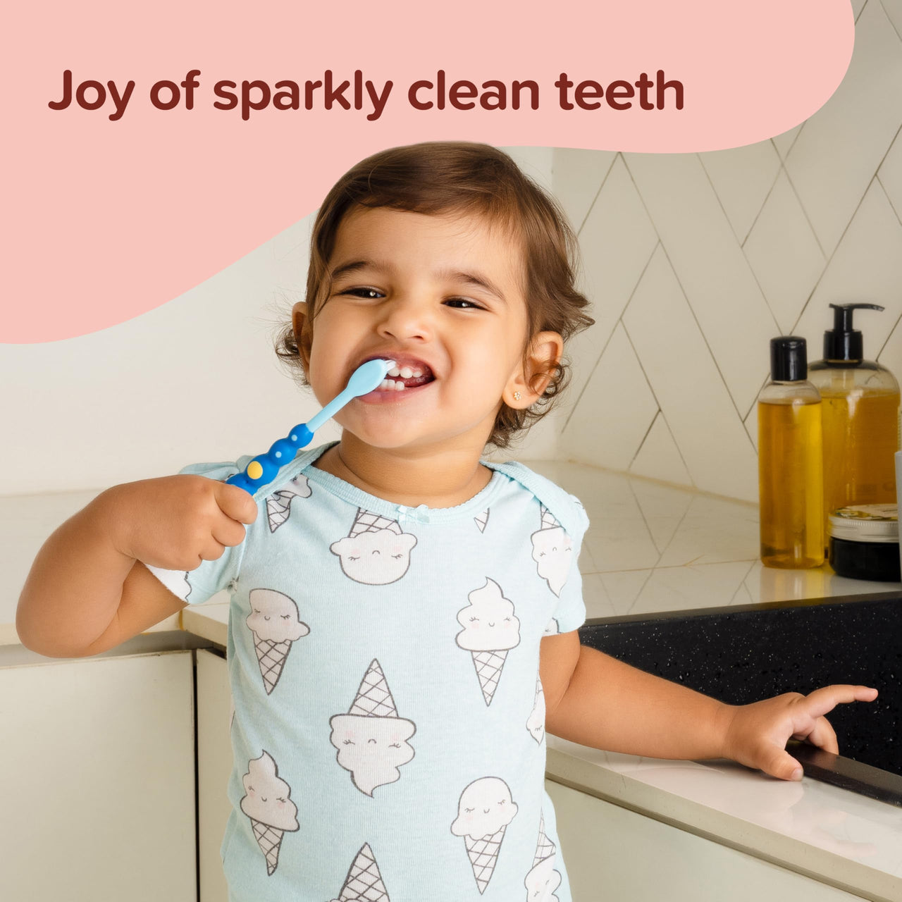 LuvLap Naturals 100% Natural Baby Toothpaste 100G,Strawberry Flavour,SLS&Fluoride Free Kids Toothpaste,Removes Plaque,Prevents Bacteria,Ensures White Teeth,Neutral Ph,12M+