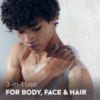 NIVEA MEN Pure Impact Shower Gel, 500ml, (Hair, Face & Body Wash) (Pack of 3)