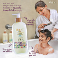 Tikitoro Kids Starter Pack 100% Vegan with Nourishing Body Wash, Soothing Body Lotion & Conditioning Shampoo, No Parabens & Sulphates (Age: 4+) (75 ml x 3)