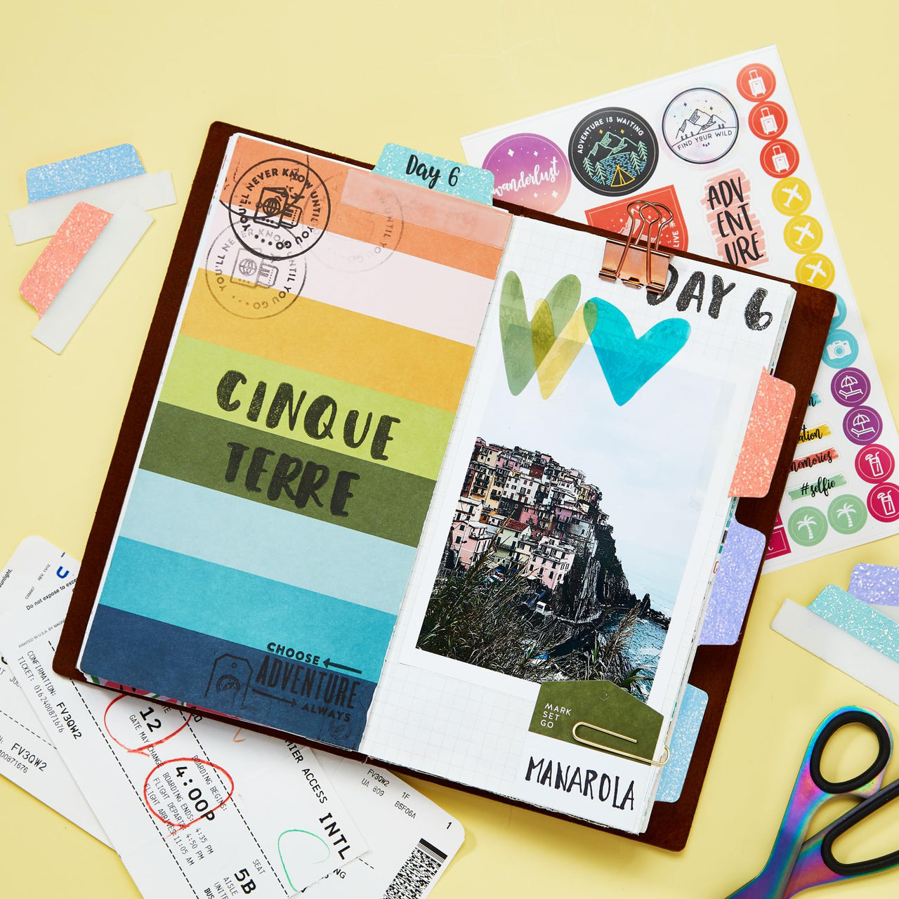 Avery Margin Ultra Tabs, 2.5" x 1", Pastel Sparkle Shimmer Designs, 16 Repositionable Page Tabs (74150) 16 tabs