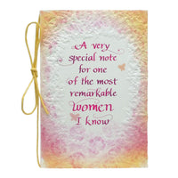 Blue Mountain Arts Card for a Special Woman—Birthday, Just Because, Holiday, or Any Occasion Card for Her (A very special note for one of the most remarkable women I know) yellows and pinks