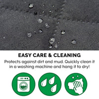 Furhaven Water-Resistant & Reversible Chair Cover Protector for Dogs, Cats, & Children - Quilted Polka Paw Living Room Furniture Cover - Gray, Chair Reversible Polka Paw Gray