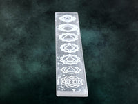 Selenite Crystal Charging Plate For Crystals And Healing Stones, 7.5