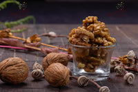 Berries And Nuts Premium Jumbo Snow White Walnut Kernel Without Shell 500 Grams | Akhrot Giri, Akrot Magaz | (2 Pack of 250 Grams)