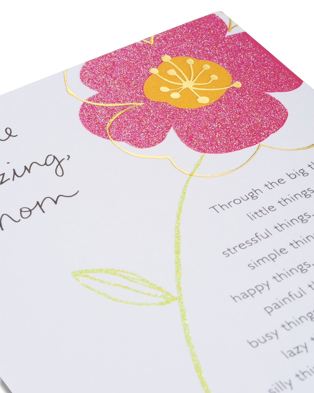 American Greetings Birthday Card for Mom (Floral, Youre Amazing)