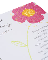 American Greetings Birthday Card for Mom (Floral, Youre Amazing)