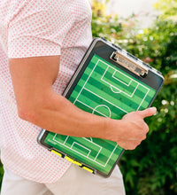 Dexas Clearview Clipcase Clipboard, 13.75 x 9.5 in, Gray/Yellow. See Papers Clearly Outdoors, Stay Organized and Dry. Ideal for Coaching, Teaching, homeschooling, Art, Trades, and Medical pros. Yellow