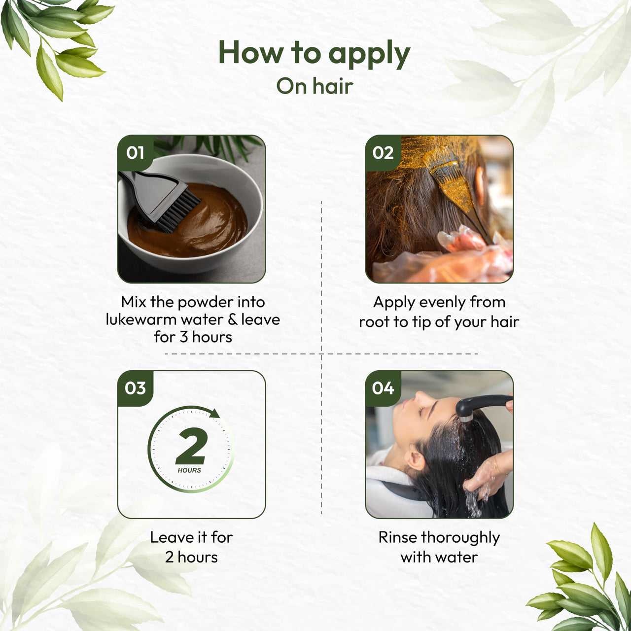 VCare Henna Natural Powder for Hair - 200 gm (Pack of 1) | Natural Conditioning & Anti-Dandruff