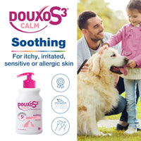 Douxo S3 Calm Shampoo 6.7 oz (200 mL) - For Dogs and Cats with Allergic, Itchy Skin