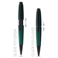 Cross Edge Matte Green Lacquer Gel Rollerball Pen