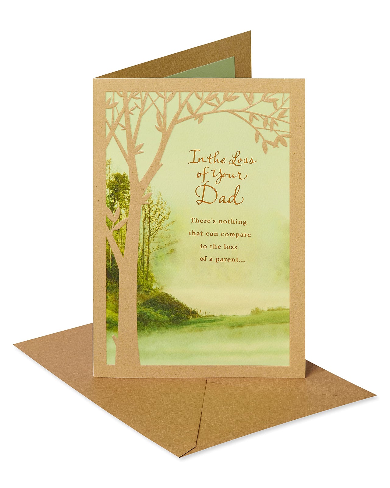 American Greetings Sympathy Card for Loss of Father (Trees) Trees