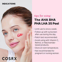 COSRX AHA BHA PHA LHA 35% Peel 30 ml, Chemical Exfoliating Peeling Gel for Dull, Rough, Oily Skin with Clogged Pored & Dead Skin Cells, Highly Concentrated, Korean Skincare, Paraben Free