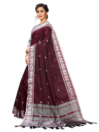 Regolith Designer Sarees for women banarasi silk saree with fancy saree Un-stitched blouse Pieces