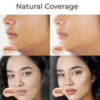SOKU Fidelity Forever Liquid Buildable Coverage Foundation | With Shea Butter & Vitamin E | For All Skin Types | Satin Finish, Long-Lasting with a Silky Texture (Sable-04) - 30ml