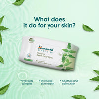 Himalaya Purifying Neem Facial Wipes, 25 Count