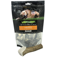 Elk Antler Chews for Dogs | Naturally Shed USA Collected Elk Antlers | All Natural A-Grade Premium Elk Antler Dog Chews | Product of USA, Single Pack Large Whole Large (Pack of 1)