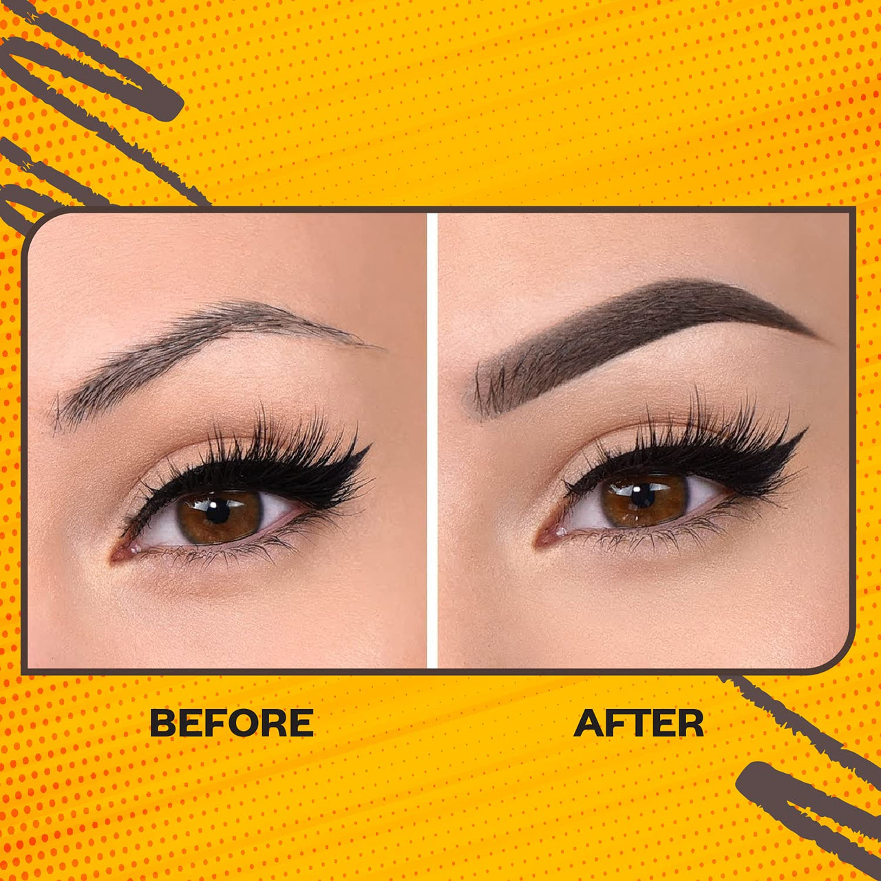 FACES CANADA Ultime Pro Eyebrow Defining Pencil - Dark Brown 02, 1.2 g | Gel Gliding, Long Lasting Color Pay Off | Natural Looking Brows | With Spoolie Brush | Waterproof, Transferproof & Smudgeproof