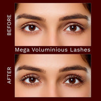 Pilgrim Mega Volume Waterproof Mascara High-definition Volume Smudge-proof Black Passion-02 | 5ml