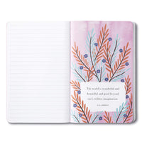 Compendium Softcover Journal - Dwell on the beauty of life.  A Write Now Journal with 128 Lined Pages, 5?W x 8?H