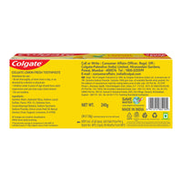 Colgate Lemon Fresh Gel Toothpaste, Fights Yellowness of Teeth, Freshens Breath, Anticavity Fluoride Toothpaste, Enamel-Safe (240gm)