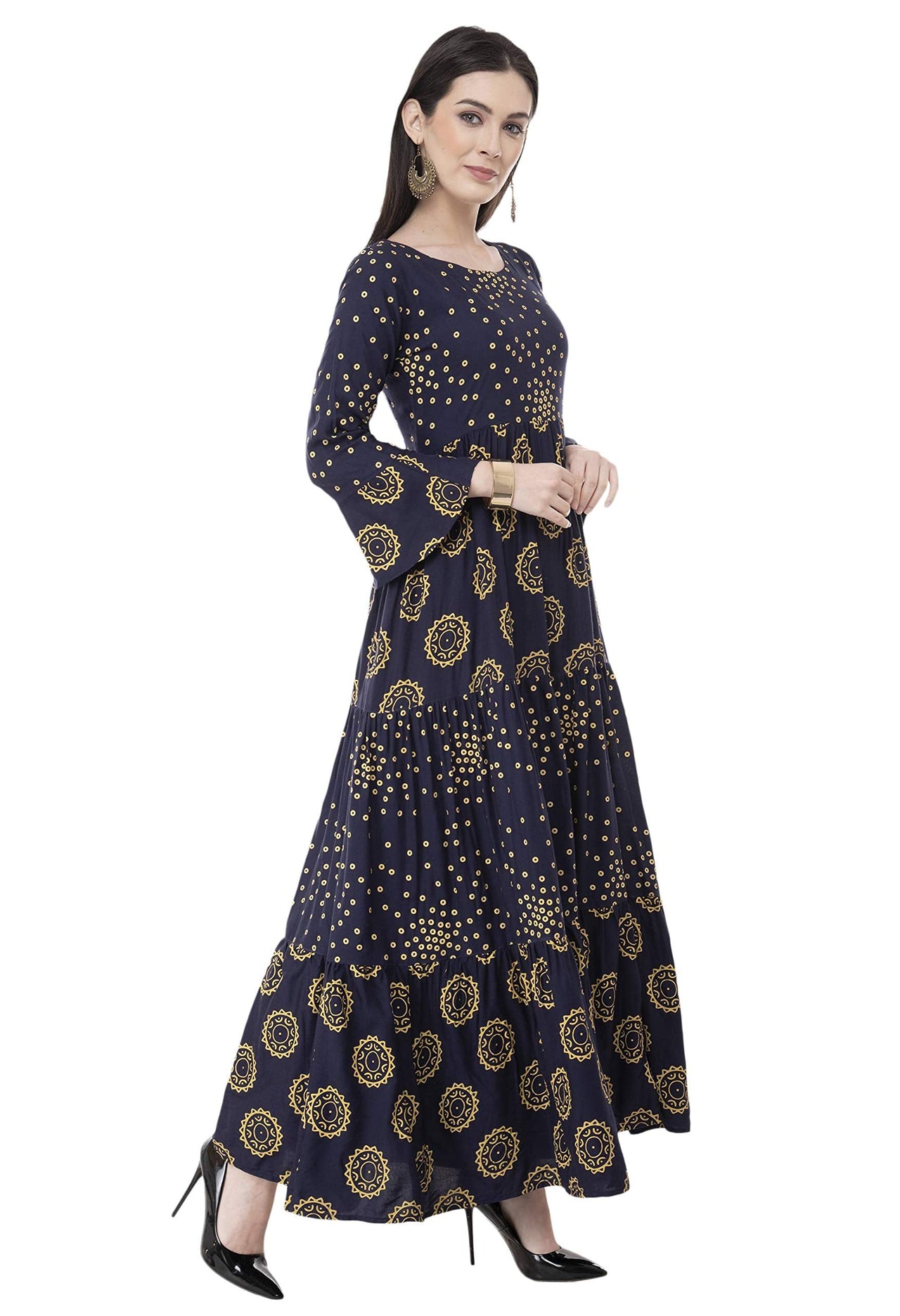AnjuShree Choice Women's  Rayon Anarkali Kurta