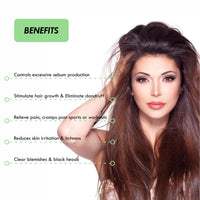 Aromatique Peppermint Essential Oil for Hair,Skin. 100% Pure and Natural Therapeutic Grade (15ml)