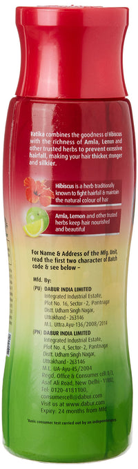 Dabur Vatika Enriched Coconut Hair Oil With Hibiscus, 300 Ml & Dabur Gulabari Premium Rose Water with No Paraben for Cleansing and Toning, 400 ml