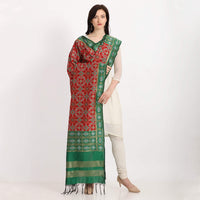 KAPAAHA Women's  Woven Design Silk Blend Dupatta Free Size