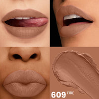 Seven Seas Matte Finish Long Lasting Rich Pigment Non-Drying HD Intense Matte Lipstick (Fire, 3.5g)